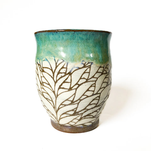 Tasse feuilles à la japonaise