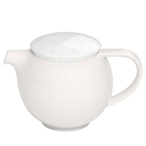 Théière blanc-crème en porcelaine - 400ml