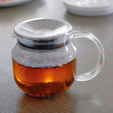 Théière One Touch avec couvercle en inox et filtre intégré - 450ml