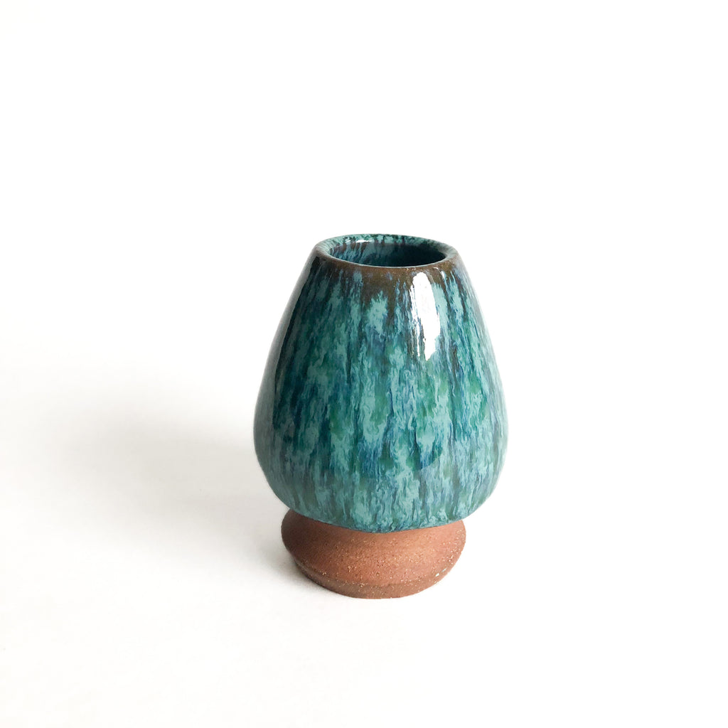 Support céramique fouet chasen matcha kuse naoshi bleu bordeaux - Escale  Sensorielle