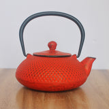 Théière en fonte rouge - 500ml